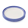 Portmeirion Potter's Stripe Set of 4 Side Plates, Blue Fashion