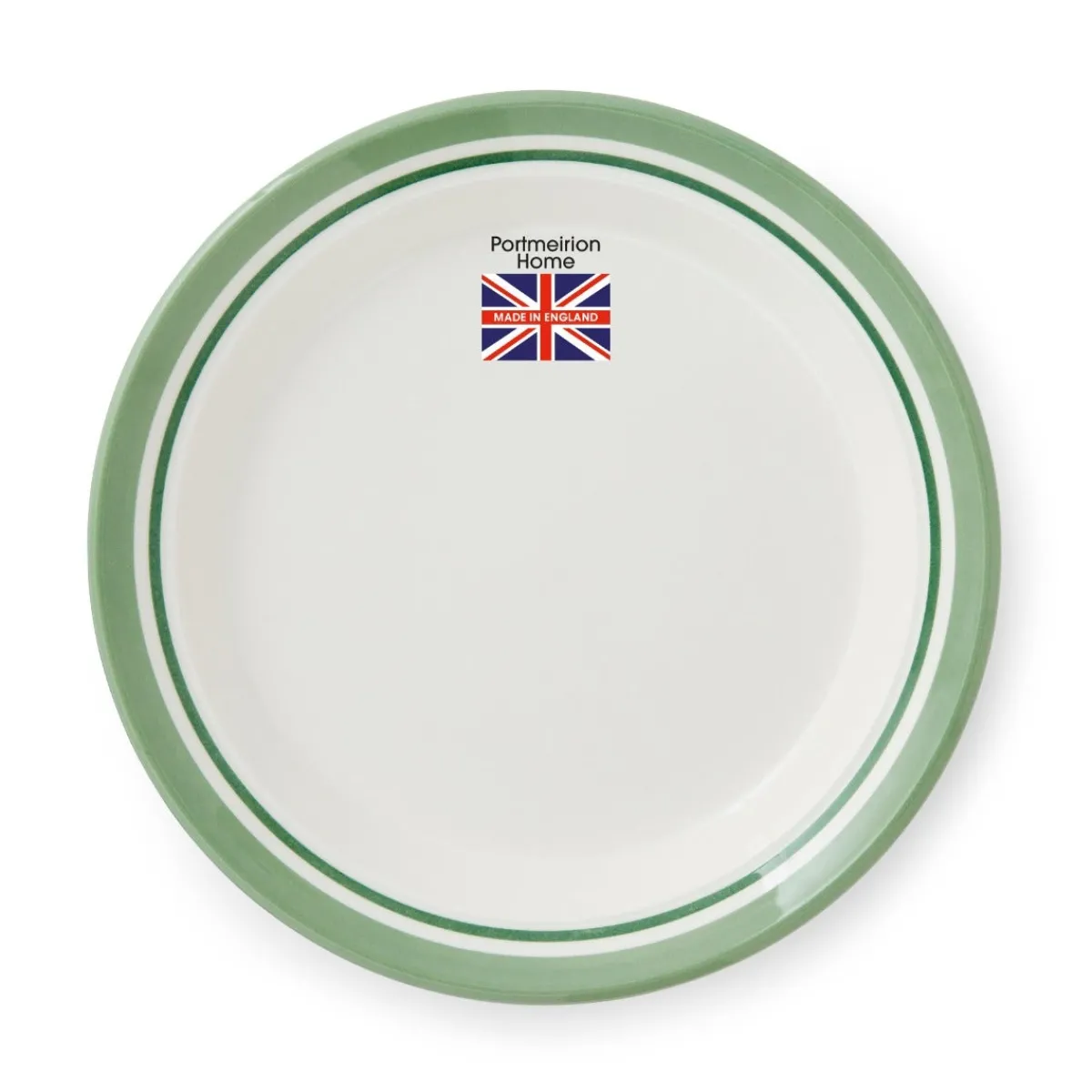 Portmeirion Potter's Stripe Set of 4 Side Plates, Green New