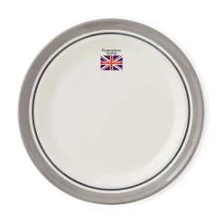Portmeirion Potter's Stripe Set of 4 Side Plates, Grey Hot