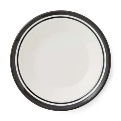 Portmeirion Potter's Stripe Set of 4 Soup Plates, Black Online
