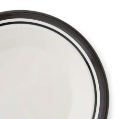 Portmeirion Potter's Stripe Soup Plate, Black Best