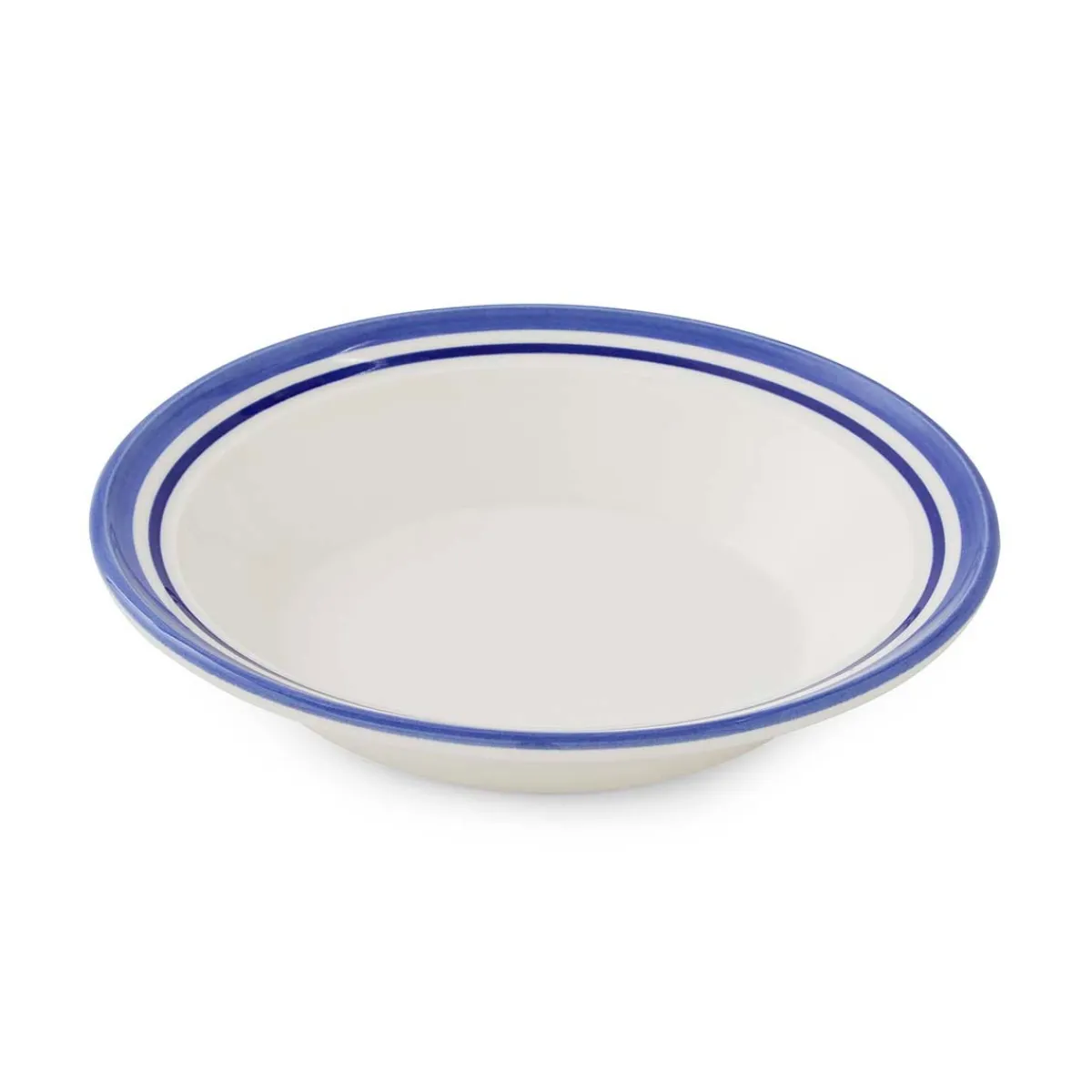 Portmeirion Potter's Stripe Soup Plate, Blue Discount