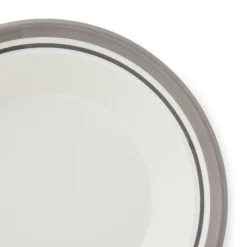 Portmeirion Potter's Stripe Soup Plate, Grey Hot