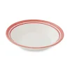 Portmeirion Potter's Stripe Soup Plate, Red Fashion