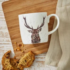 Portmeirion Royal Worcester Wrendale Designs Stag Large 14oz Mug Hot