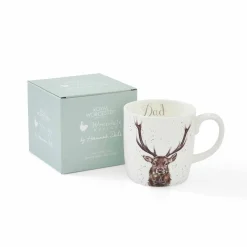 Portmeirion Royal Worcester Wrendale Designs Stag Large 14oz Mug Hot