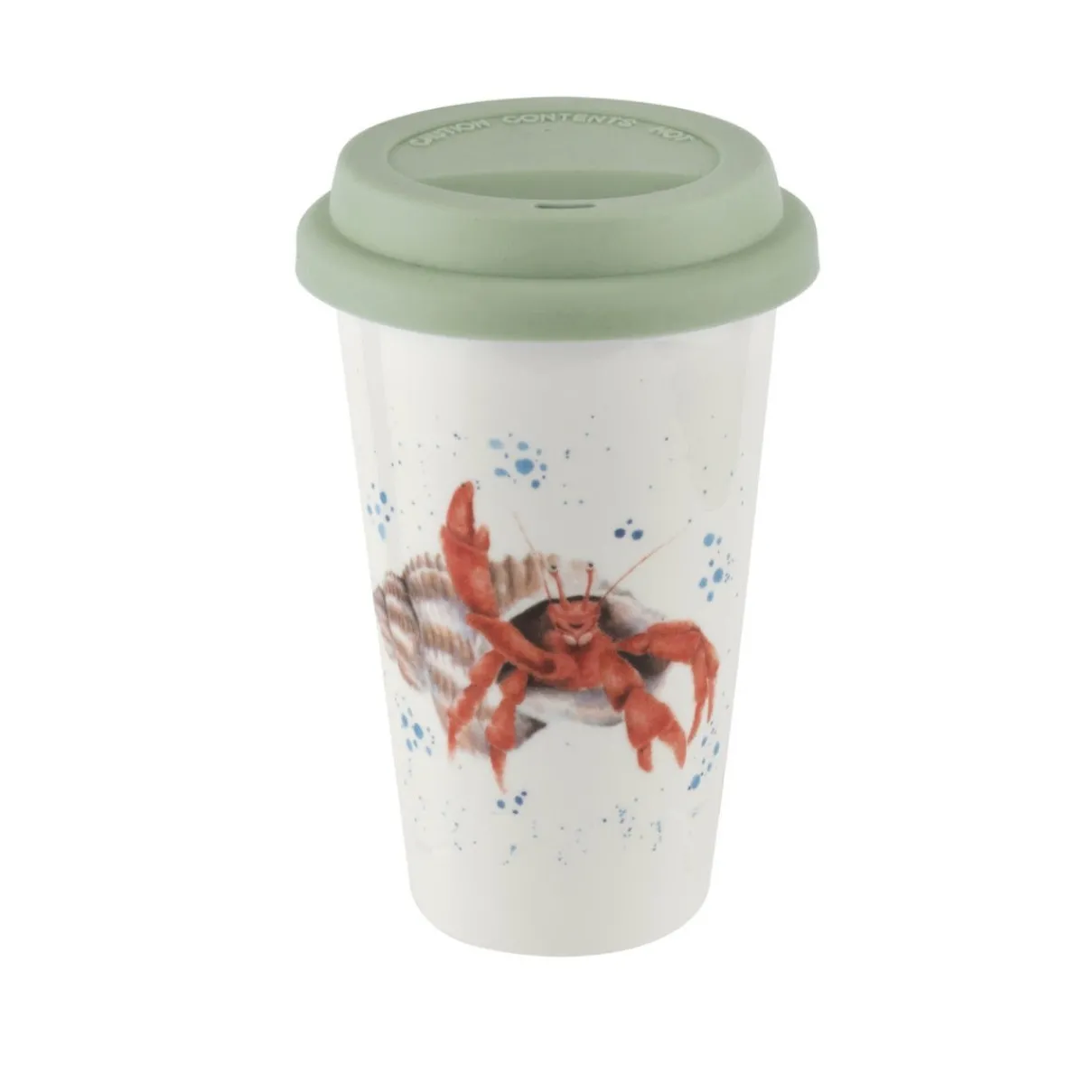 Portmeirion Royal Worcester Wrendale Designs Hermit Crab Travel Mug Discount