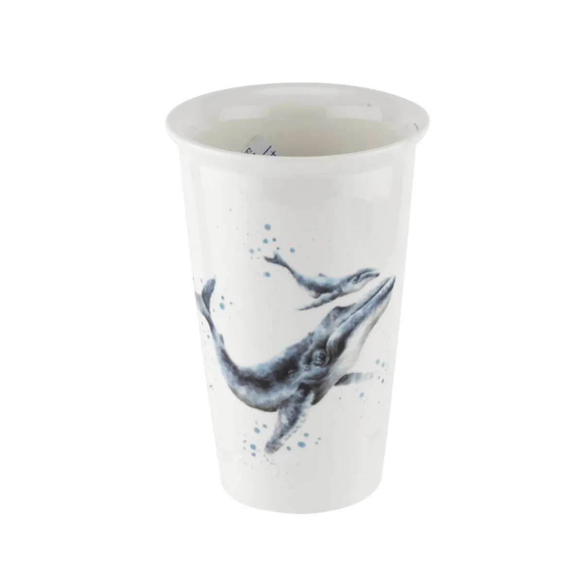 Portmeirion Royal Worcester Wrendale Designs Whale Travel Mug Clearance