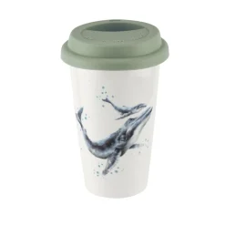 Portmeirion Royal Worcester Wrendale Designs Whale Travel Mug Clearance