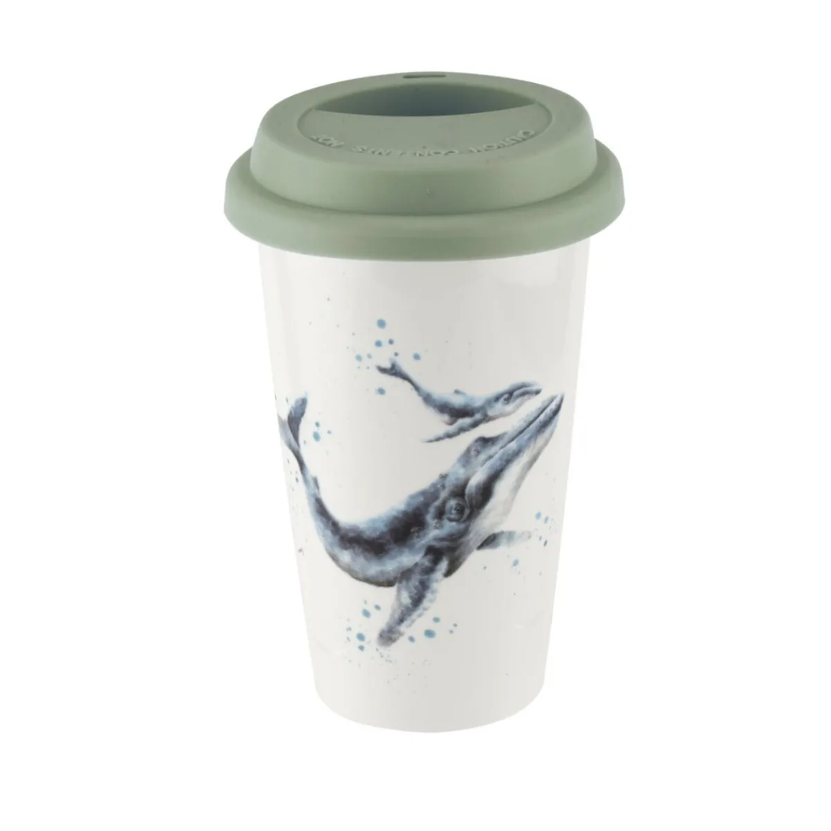 Portmeirion Royal Worcester Wrendale Designs Whale Travel Mug Clearance