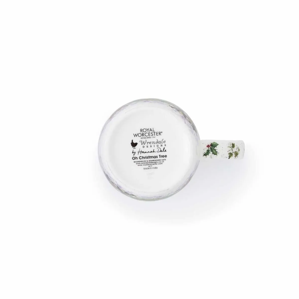 Royal Worcester Wrendale Designs Oh Christmas Tree Fine Bone China Mug Outlet