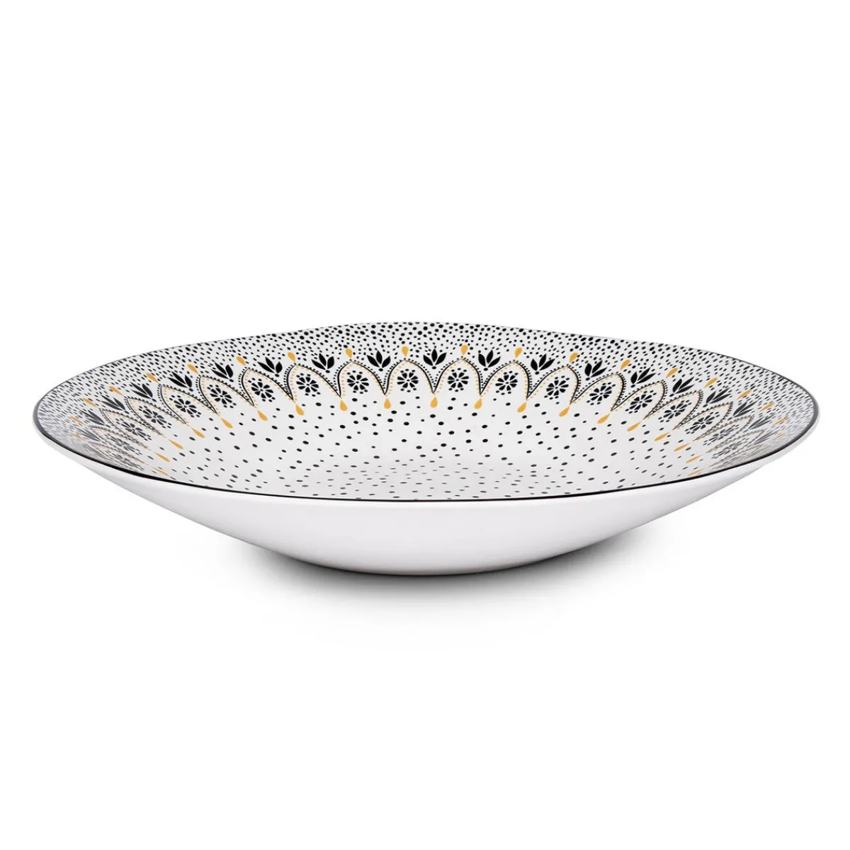 Portmeirion Sara Miller Artisanne Noir Large Serving Bowl Clearance