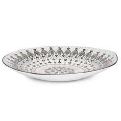 Portmeirion Sara Miller Artisanne Noir Medium Serving Bowl Clearance