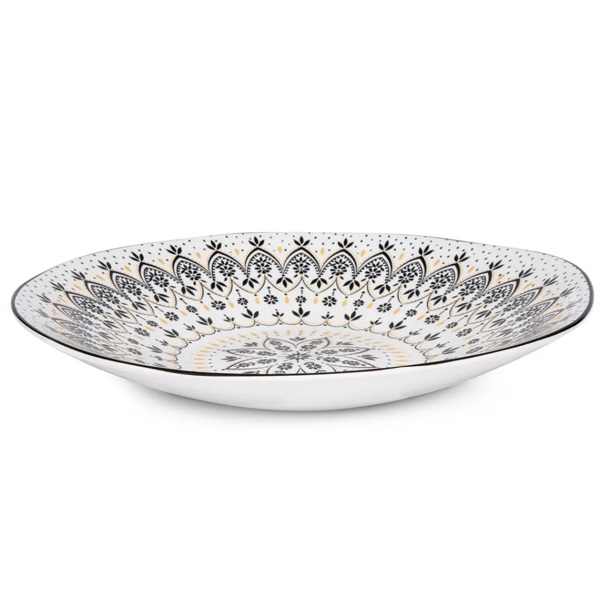 Portmeirion Sara Miller Artisanne Noir Medium Serving Bowl Clearance