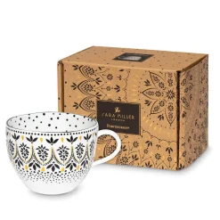 Portmeirion Sara Miller Artisanne Noir Mug, Mandala Online