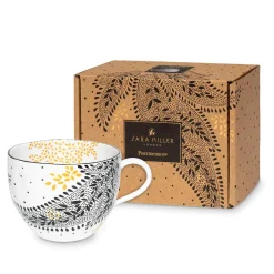 Portmeirion Sara Miller Artisanne Noir Mug, Paisley Outlet