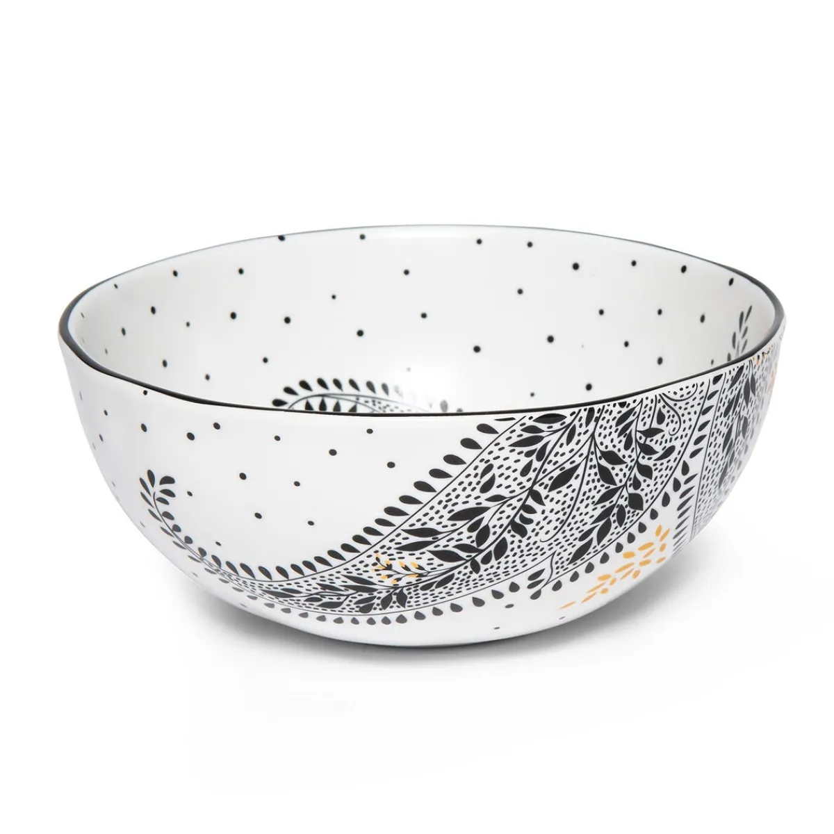 Portmeirion Sara Miller Artisanne Noir Set of 4 Cereal Bowls Discount