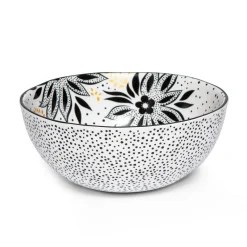 Portmeirion Sara Miller Artisanne Noir Set of 4 Cereal Bowls Discount