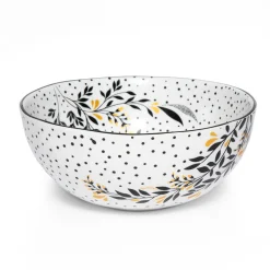 Portmeirion Sara Miller Artisanne Noir Set of 4 Cereal Bowls Discount