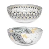 Portmeirion Sara Miller Artisanne Noir Set of 2 Large Bowls Best