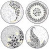 Portmeirion Sara Miller Artisanne Noir Set of 4 Salad Plates Best