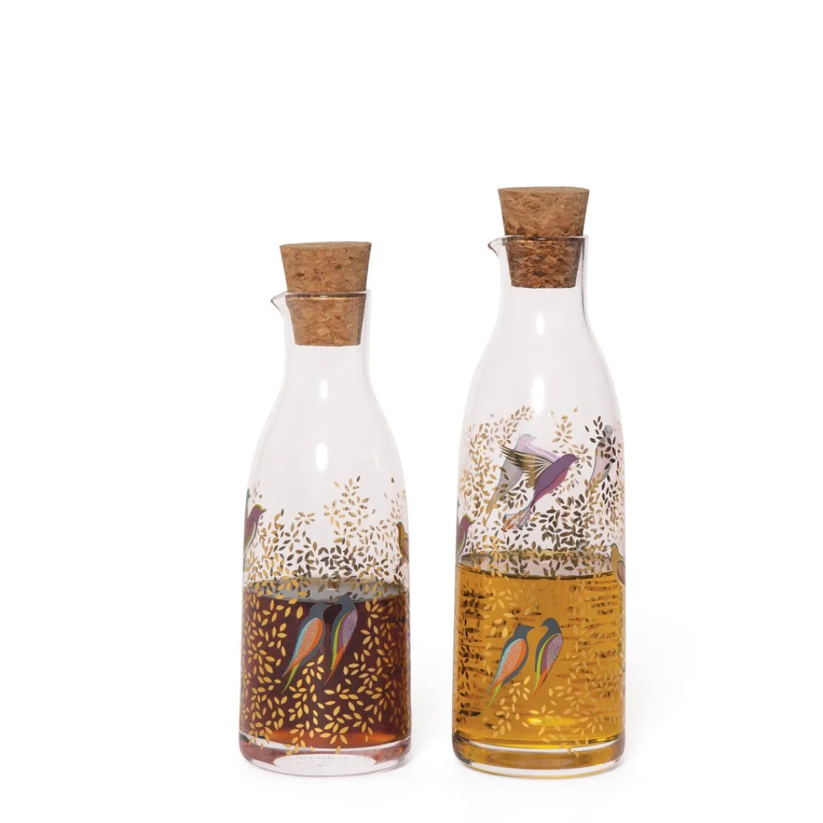 Portmeirion Sara Miller Chelsea Glass Oil & Vinegar Set Clearance
