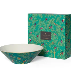 Portmeirion Sara Miller Chelsea Large Salad Bowl, Green Fashion