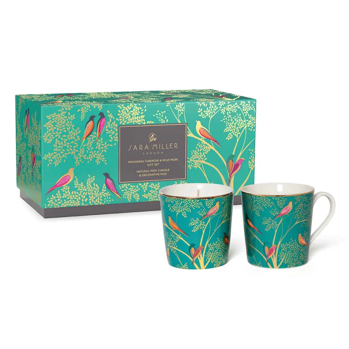 Sara Miller Chelsea Mug and Candle Gift Set Clearance