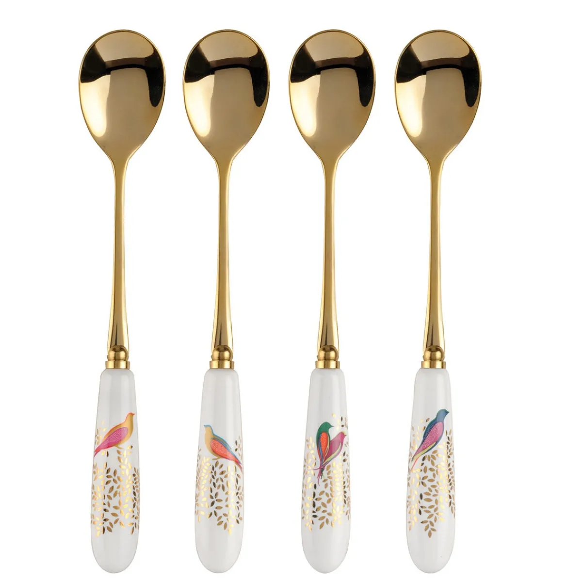 Portmeirion Sara Miller Chelsea Set of 4 Tea Spoons Clearance