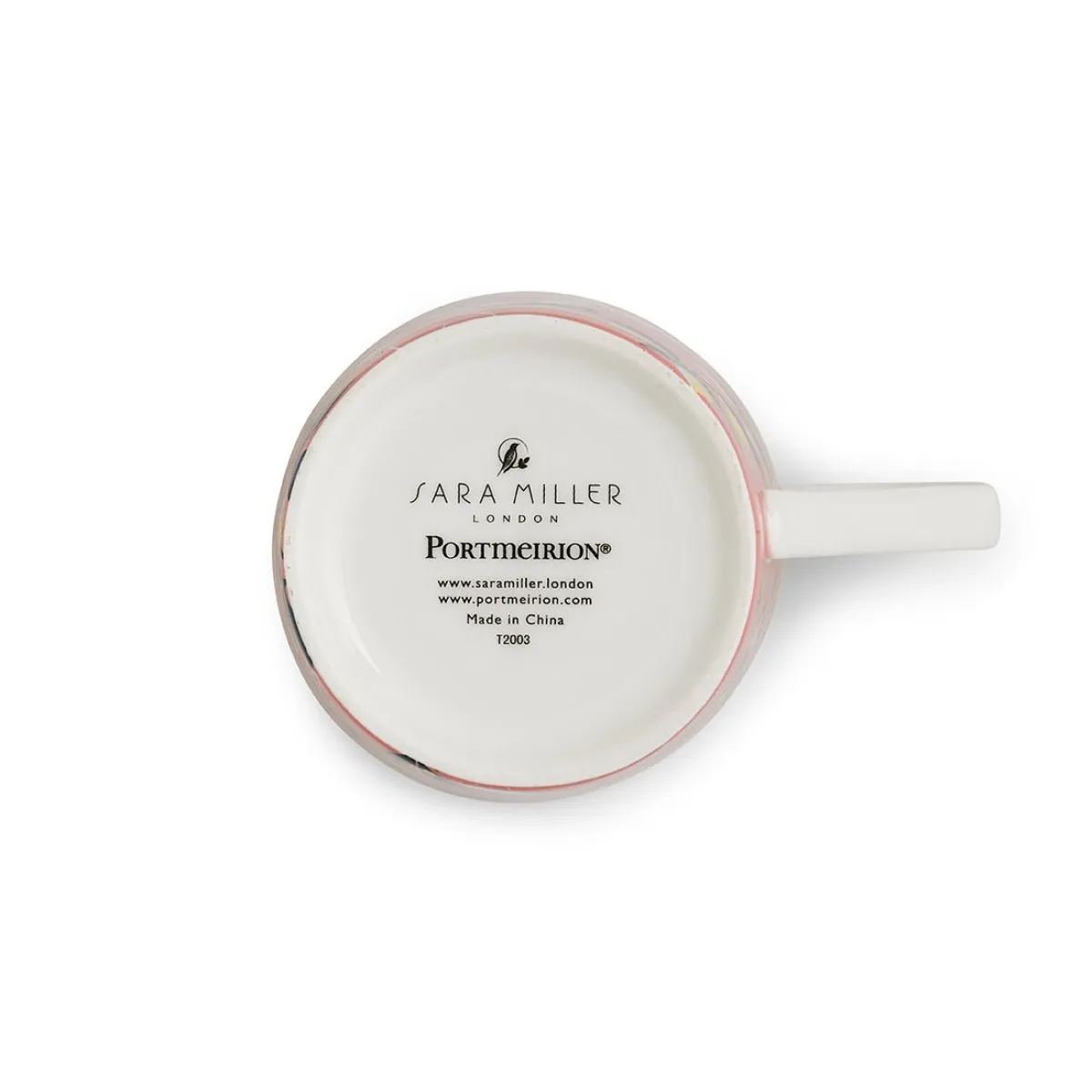 Portmeirion Sara Miller Orchard Mug, Coral Fashion