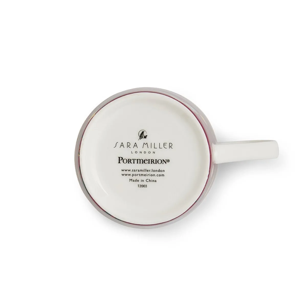 Portmeirion Sara Miller Orchard Mug, Deep Mauve Outlet