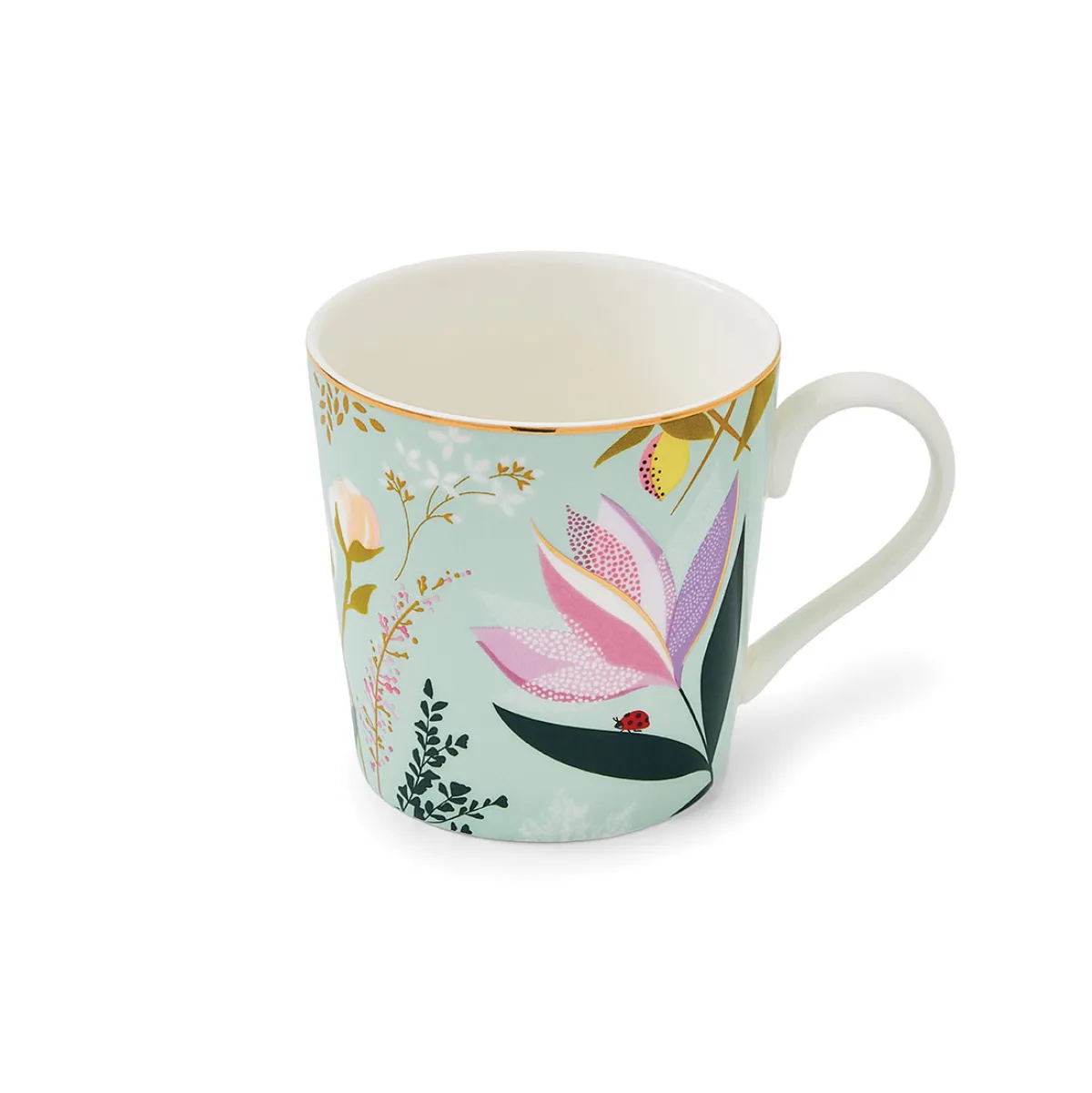 Portmeirion Sara Miller Orchard Mug, Duck Egg New