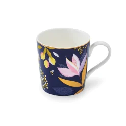 Portmeirion Sara Miller Orchard Mug, Navy Online