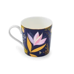 Portmeirion Sara Miller Orchard Mug, Navy Online