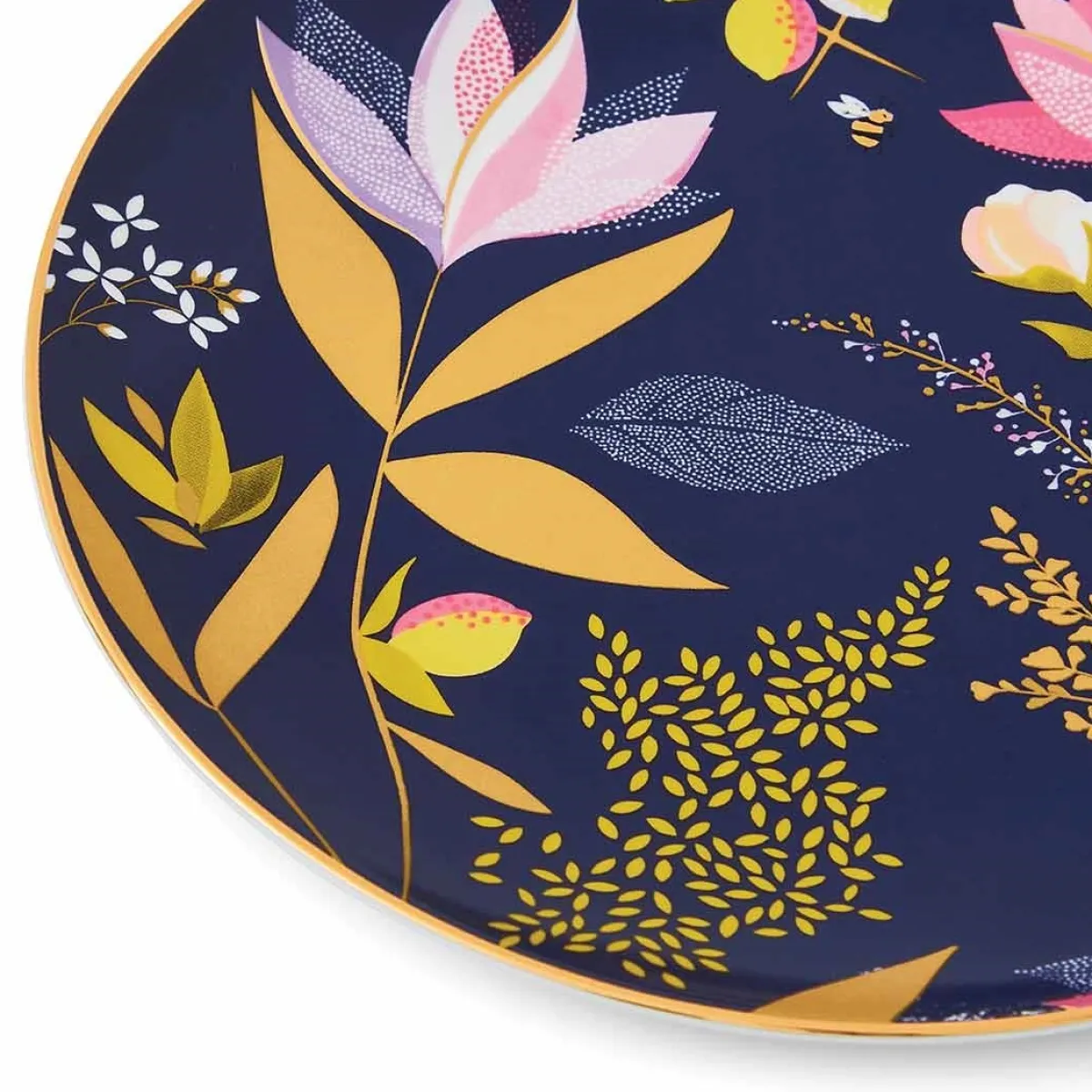 Portmeirion Sara Miller Orchard Set of 4 Cake Plates Discount