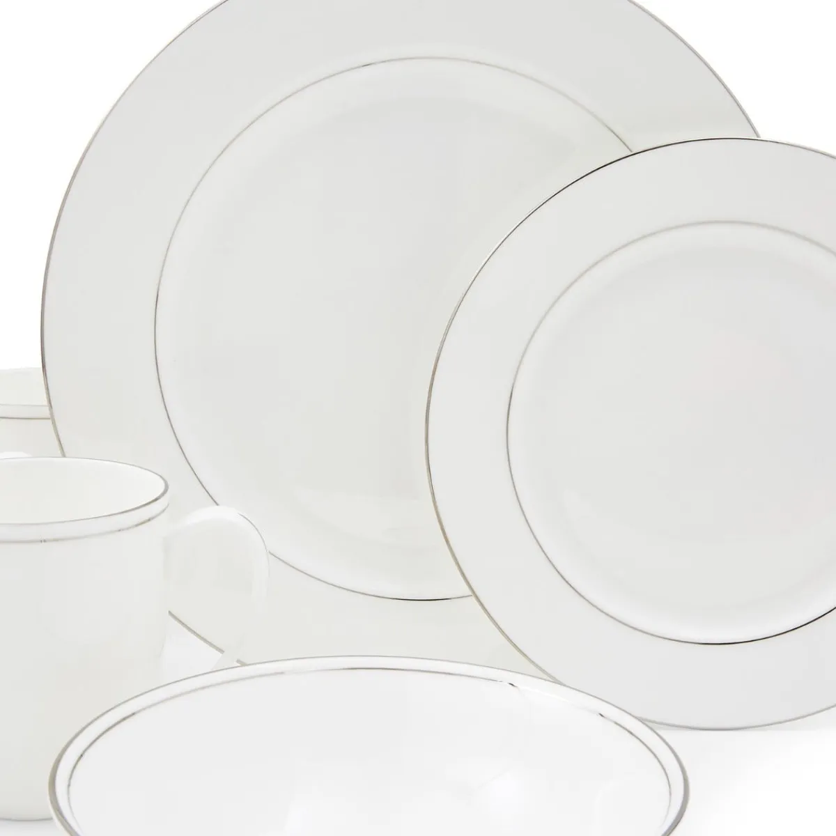 Royal Worcester Serendipity Platinum Duo 16 Piece Set Outlet