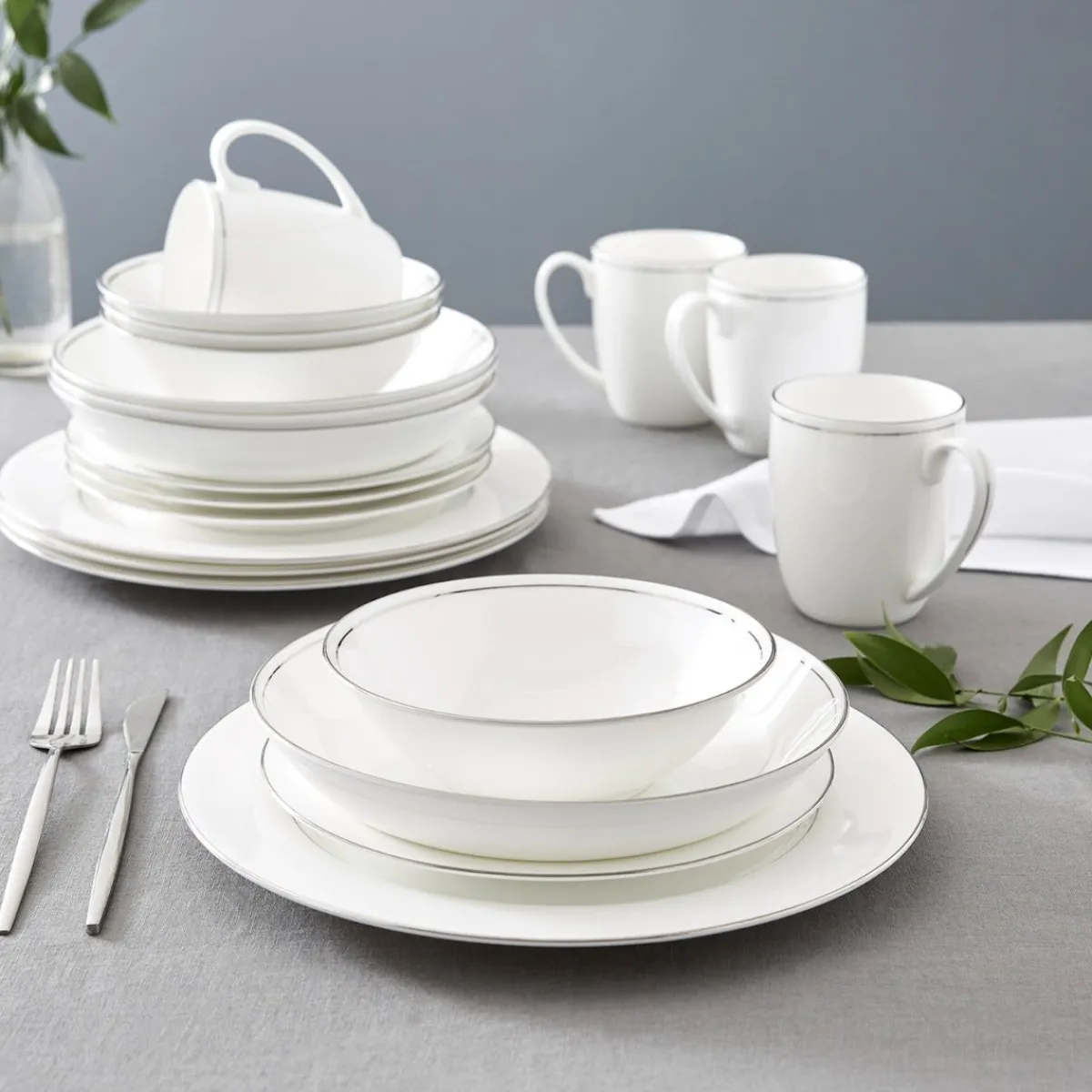 Royal Worcester Serendipity Platinum Duo 20 Piece Set Best