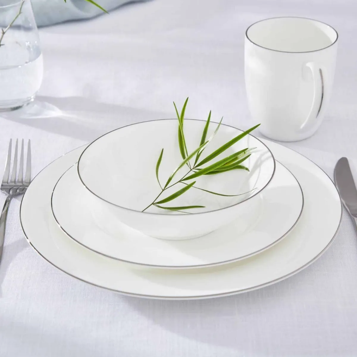Royal Worcester Serendipity Platinum 16 Piece Dinner Set Online