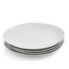 Portmeirion Sophie Conran Arbor 4 Dinner Plates, Grey Clearance