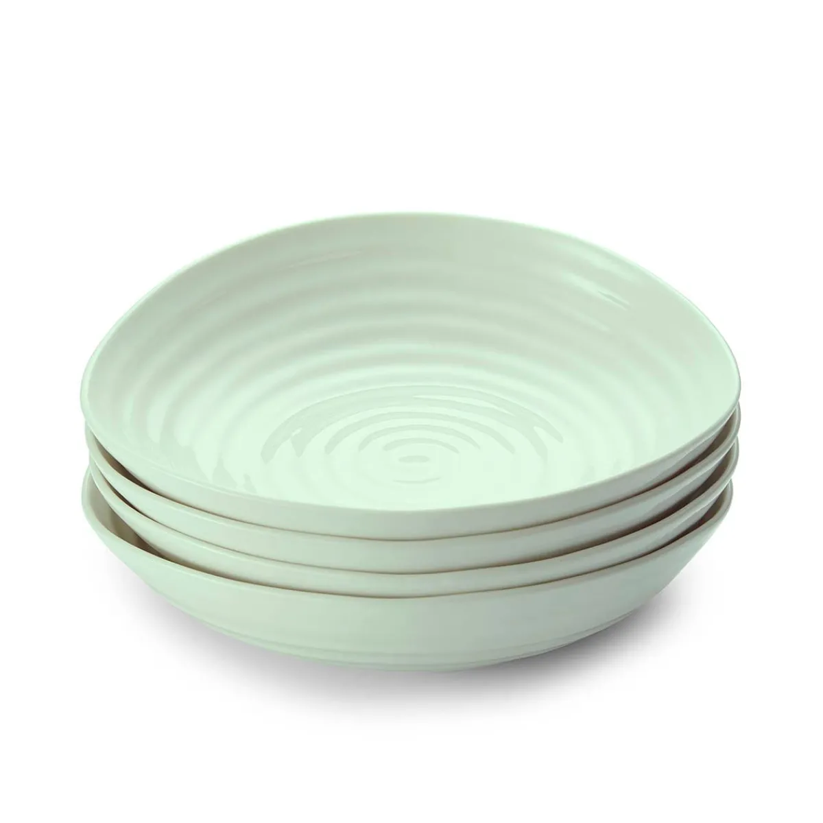 Portmeirion Sophie Conran Celadon Set of 4 Pasta Bowls Outlet