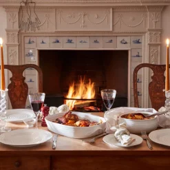 Portmeirion Sophie Conran Handled Roasting Dish, White Clearance