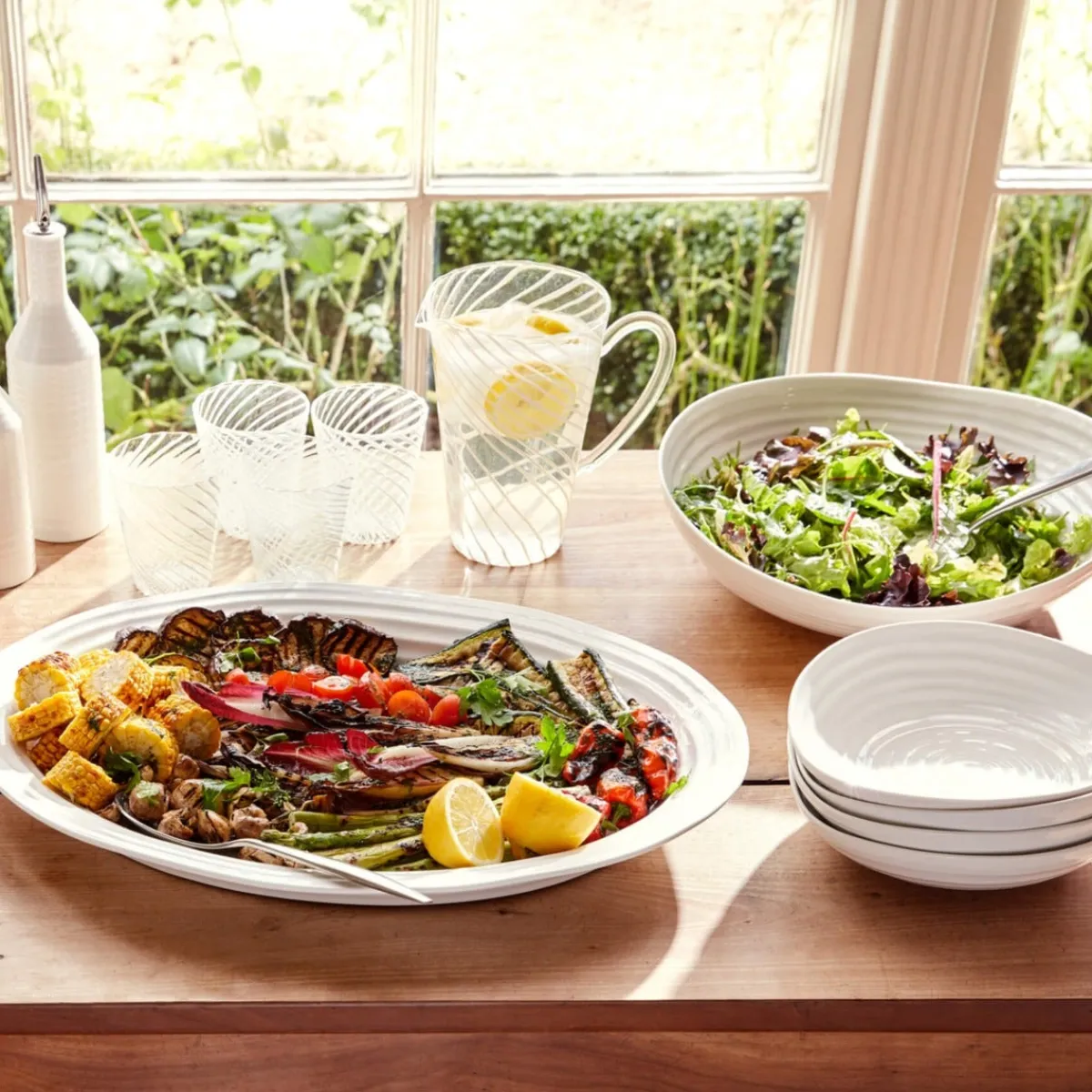 Portmeirion Sophie Conran Large Salad Bowl, White Discount