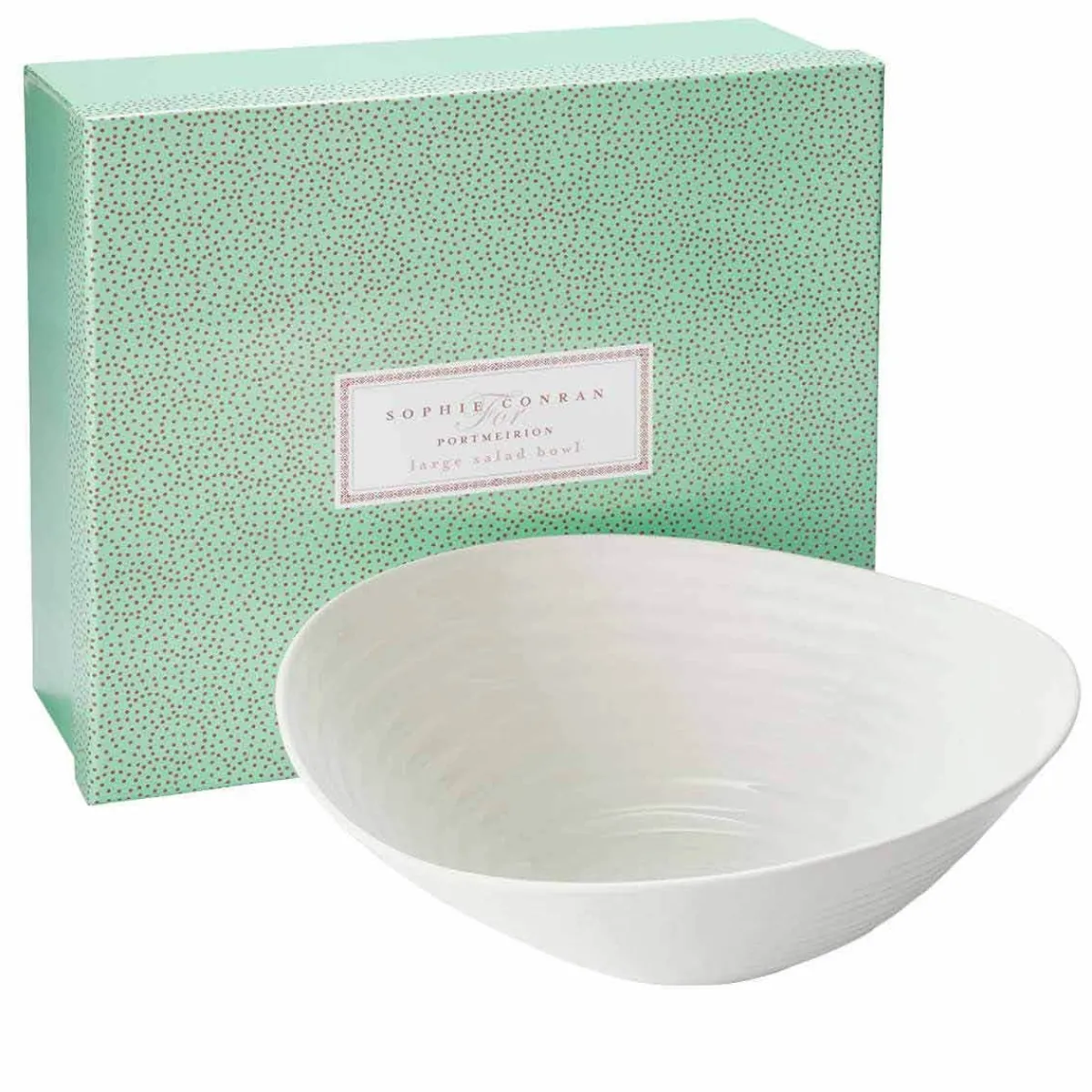 Portmeirion Sophie Conran Large Salad Bowl, White Discount