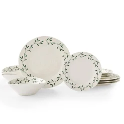 Portmeirion Sophie Conran Mistletoe 12 Piece Dinner Set Hot