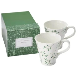 Portmeirion Sophie Conran Mistletoe Set of 2 Mugs Sale