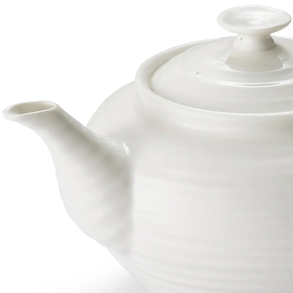 Portmeirion Sophie Conran 2 Pint Teapot, White Fashion