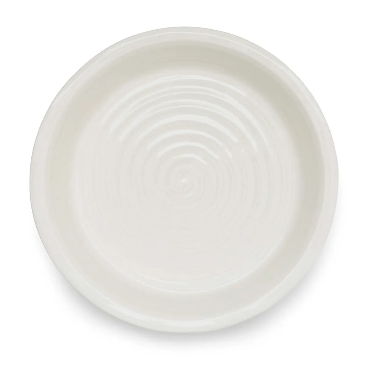 Portmeirion Sophie Conran Round Pie Dish, White Outlet