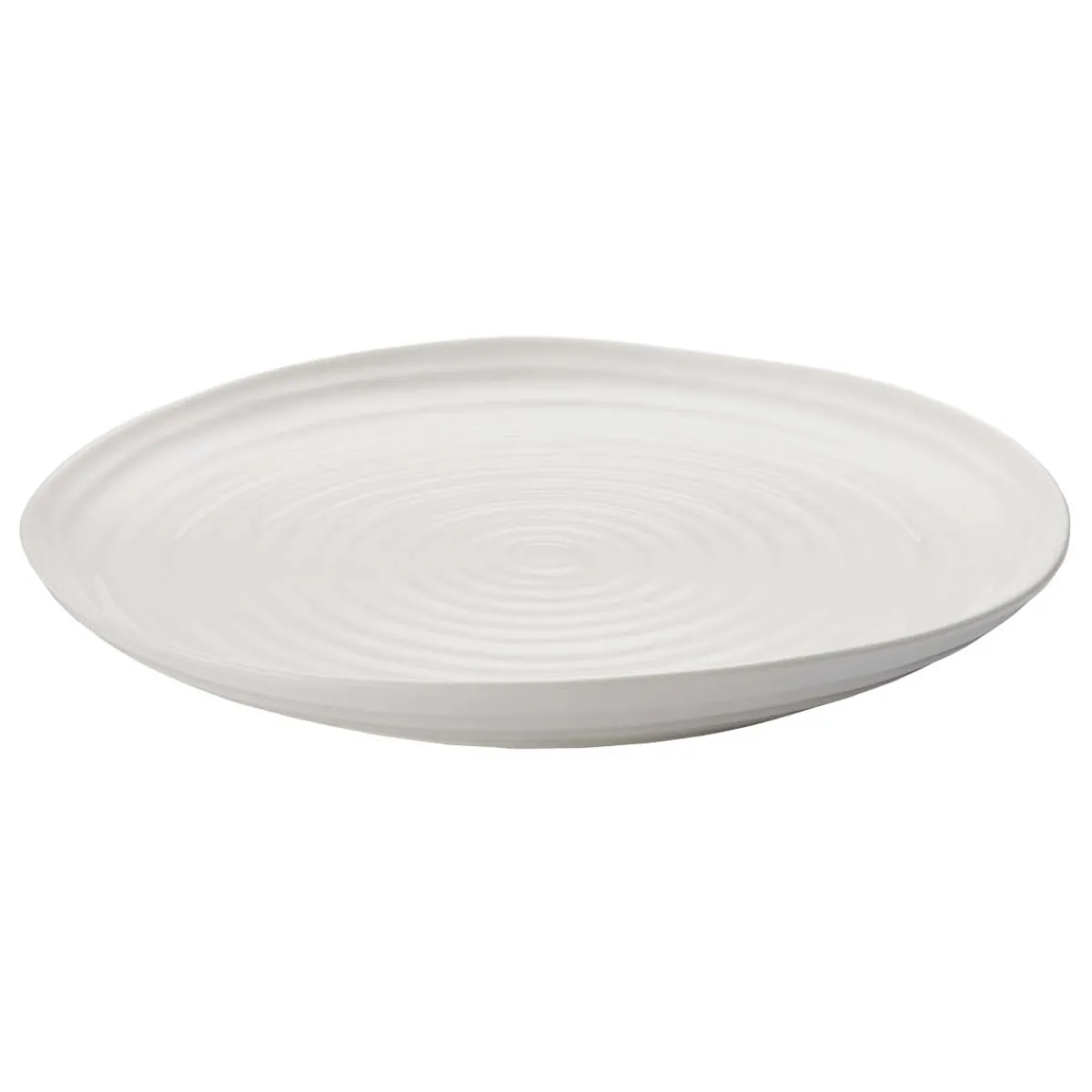 Portmeirion Sophie Conran Round Platter, White Outlet