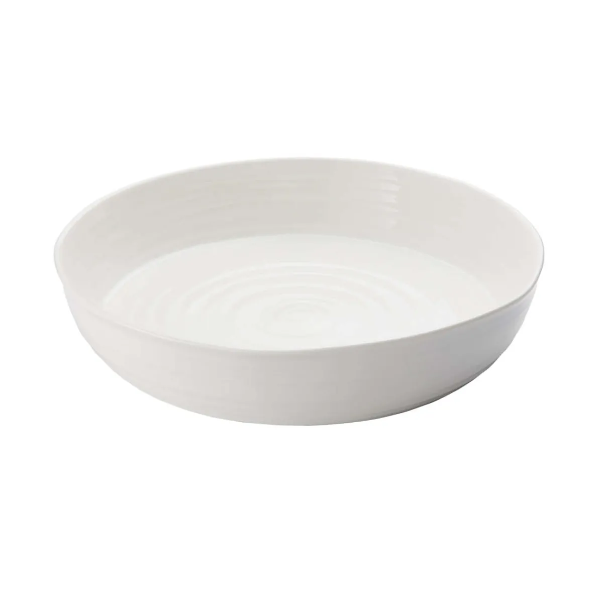 Portmeirion Sophie Conran Round Roasting Dish, White Best