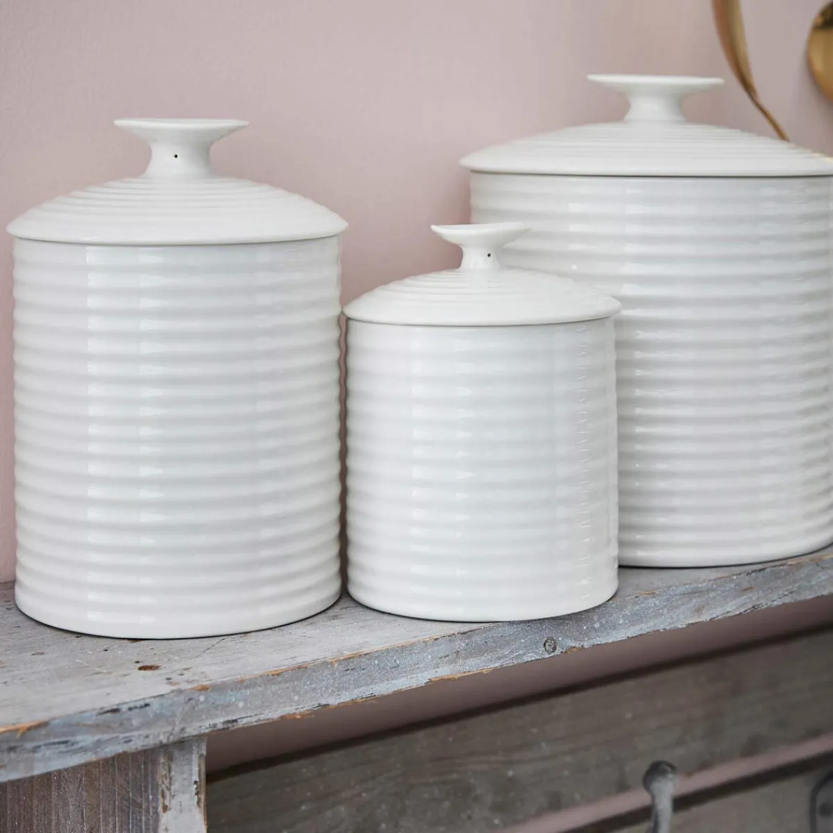 Portmeirion Sophie Conran Small Storage Jar, White New
